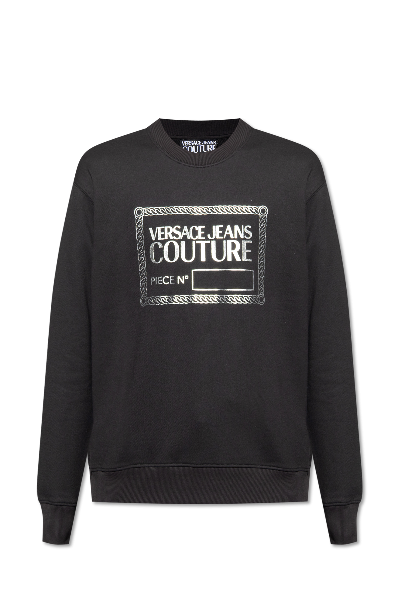 Black Sweatshirt with logo Versace Jeans Couture - Vitkac Canada